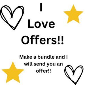 Make me an offer or add items to a bundle!